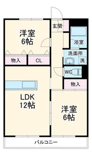 パールマンション【2階】の間取り