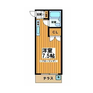 ルマ松原【1階】の間取り