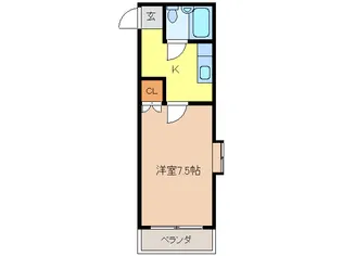 岐阜県岐阜市鏡島西3【マンション】の間取り