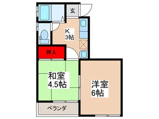 コ-ポエスペランサ【2階】の間取り