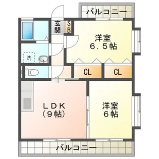 ルミネ高松【3階】の間取り