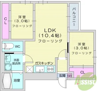 REGALEST Y.s【3階】の間取り