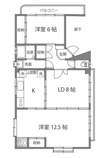 峯村ビル【3階】の間取り