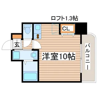 榴岡レジデンス壱番館【8階】の間取り