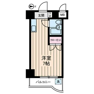 エレガンス綾瀬6【6階】の間取り