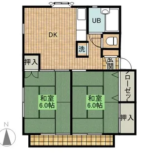 ハイツセイワ【2階】の間取り