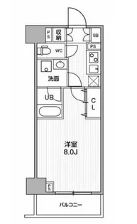 東京都台東区日本堤1【マンション】の間取り