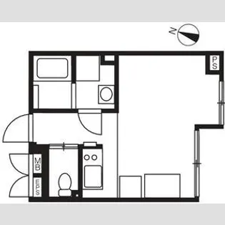 東京都渋谷区本町6【マンション】の間取り