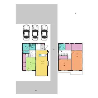 愛知県一宮市萩原町串作字荒神田面【一戸建】の間取り
