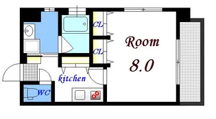 1Kの間取り画像