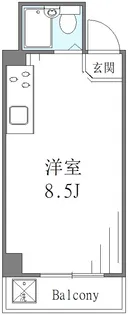 1Rの間取り画像