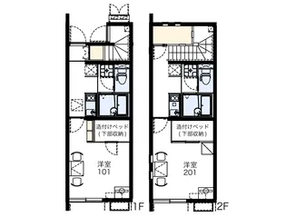 1Kの間取り画像