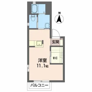 プレジオA【1階】の間取り