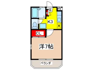 シャトレ・オロ-ル【1階】の間取り