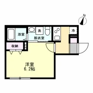 ベイルーム橋本Grande【1階】の間取り