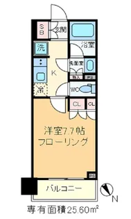 ルフォンプログレ滝野川【11階】の間取り