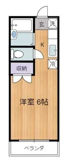 スカイハイツ円【2階】の間取り