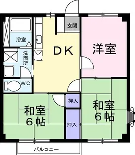 広島県広島市東区温品5【アパート】の間取り