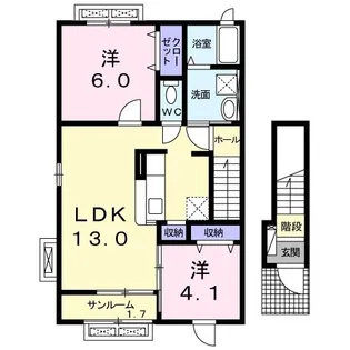 シェーネ【2階】の間取り