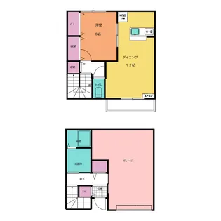 マンダレイベイ(B)の間取り