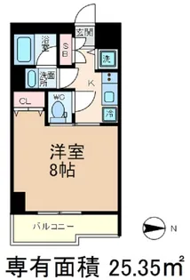 MAXIV赤羽WEST【2階】の間取り