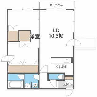 北海道札幌市中央区南三条西25【マンション】の間取り