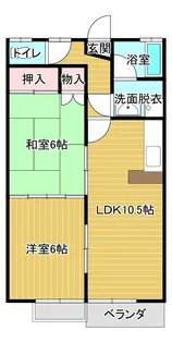 ファミリエールB棟【2階】の間取り