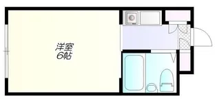 ペティネール四谷【1階】の間取り