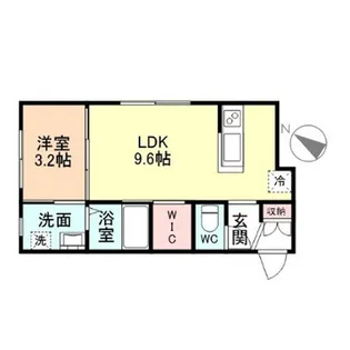 Riviere A棟【2階】の間取り