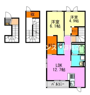 DisNerd【3階】の間取り