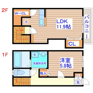 エストパル荒井の間取り