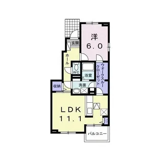 セレーノ B棟【1階】の間取り