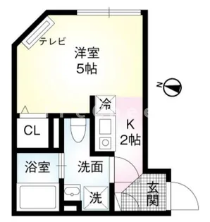 メゾンハイウェイ春日町【1階】の間取り