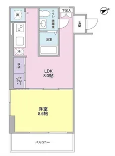 ブリックプレイス【2階】の間取り