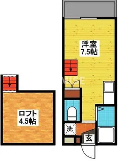 MODERN西山【2階】の間取り