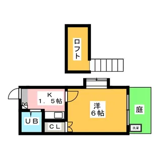 SKマンション黄金【1階】の間取り