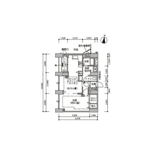 東雲キャナルコートCODAN14号棟【10階】の間取り
