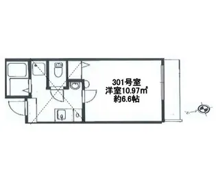 リーヴェルポート横浜和田町【3階】の間取り