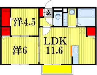 ヴァイスハウス【1階】の間取り