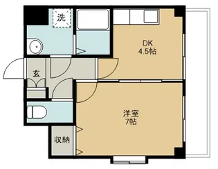 パレスウィスタリア【3階】の間取り