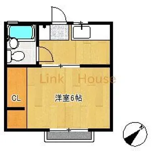 シングルハウス西葛西【2階】の間取り