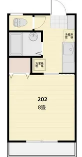 サンハイツ上杉【2階】の間取り