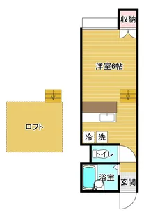 ナポリ館【2階】の間取り