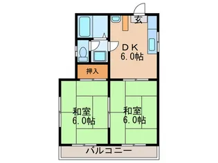 タウニイ・塚本II【2階】の間取り