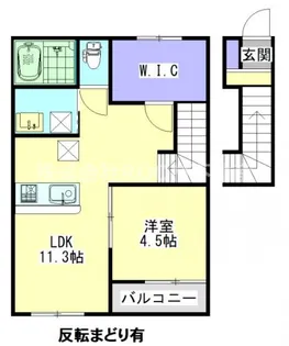 LIETO郡元【2階】の間取り