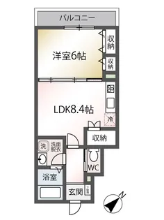 アペゼ【1階】の間取り
