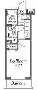 ユーレジデンス西大井【3階】の間取り