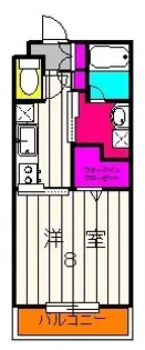 能ヶ谷インペリアルライフ【5階】の間取り