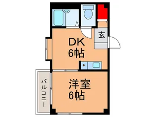 ミハママンション【5階】の間取り