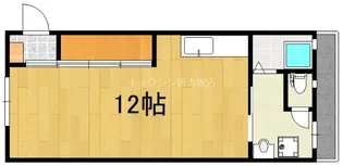 水川マンション【3階】の間取り